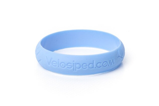 Браслет на руку Velosiped.com блакитний
