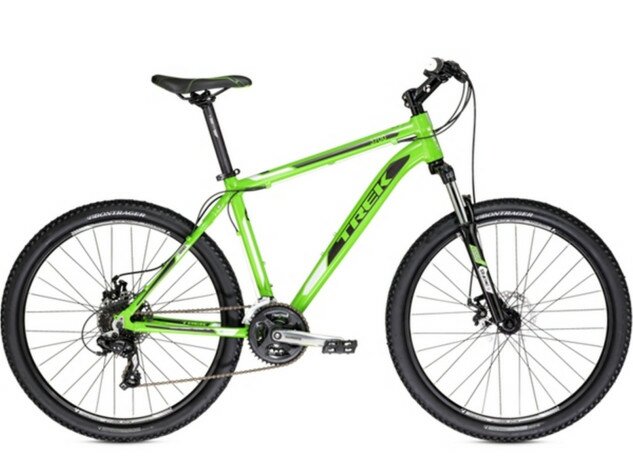 Велосипед Trek-2014 3700 DISC 21" зелено-чорний (Black)
