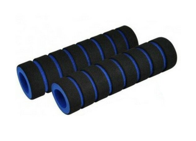 Ручки руля Longus FOUMY чорний/синій 120 мм