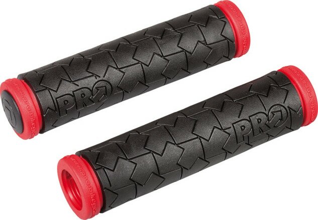 Ручки руля PRO ARROW 135 мм чорний-червоний