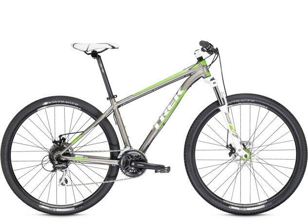 Велосипед Trek-2014 X-Caliber 5 21.5" сріблястий/зелений (Silver/Green)