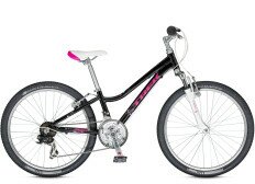 Велосипед Trek-2015 MT 220 GIRLS чорно-рожевий (Flaming Rose)  Фото