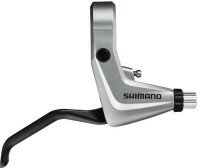 Гальмівна ручка Shimano Alivio BL-T4000 V-brake права під 2 пальця сріблястий/чорний  Фото