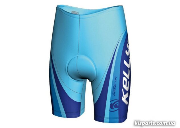 Велотруси жіночі Kellys Pro без лямок з памперсом блакитний S