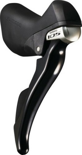 Гальмівна ручка/шифтер Shimano 105 ST-5800 Dual Control 11x2 швидкостей пара + рубашки/тросики чорни