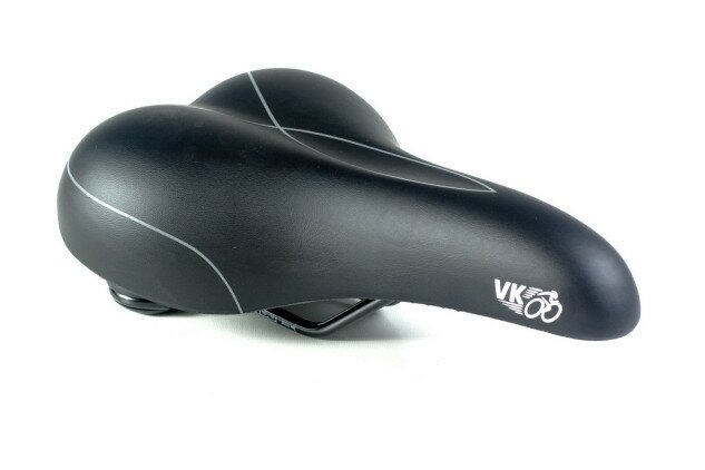 Сідло Velo VL-6074E чорний логотип VK