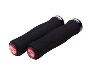 Ручки руля SRAM Locking Grips Foam Contour 129 мм з замками чорний