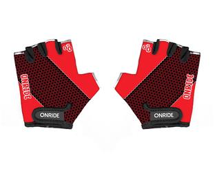 Рукавички дитячі ONRIDE Gem червоний/чорний вік 5-6 років