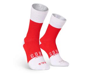 Шкарпетки Gobik Iro 2.0 Red Lot червоний / білий S/M