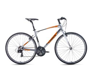 Велосипед Trinx Free 1.0 700C сірий/чорний/помаранчевий 470мм