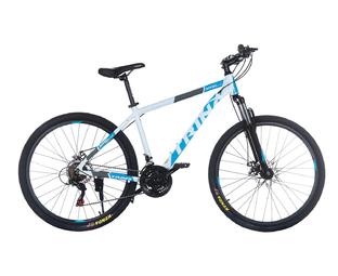 Велосипед TRINX M116 Elite 27.5˝ білий/блакитний/сірий 18˝