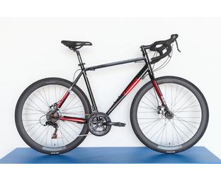 Велосипед Trinx Tempo 2.1 700C чорний/червоний/білий 500мм