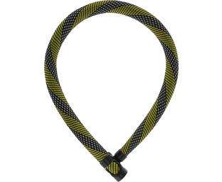 Велозамок ланцюговий ABUS 7210/85 Ivera Chain IvyTex циліндровий Racing Yellow