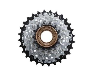 Зірки задні з тріскачкою Shimano MF-TZ510-6 14-28 6 6 зірок сріблястий