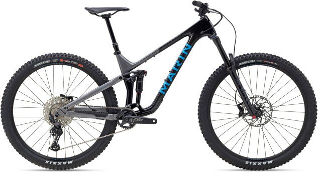 Велосипед Marin 2024 Alpine Trail Carbon 1 29" чорний / сірий / синій XL