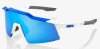 Очки Ride 100% Speedcraft Sl Matte Metallic синий линзы Blue Mirror / Clear