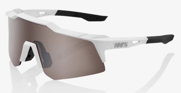 Окуляри Ride 100% Speedcraft XS Matte білий лінзи Silver Mirror / Clear
