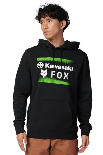 Толстовка Fox X Kawasaki черный XL Фото №3