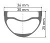 Колесо заднє DT Swiss XRC 1501 Spline 29" 30мм TL 12x148мм SRAM XD CenterLock чорний Фото №6