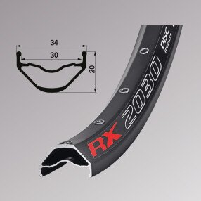 Обод Remerx RX 2030 ENDURO PLUS E-Bike Tubeless 29" 622x30 32 отверстия пистонированный черный FV