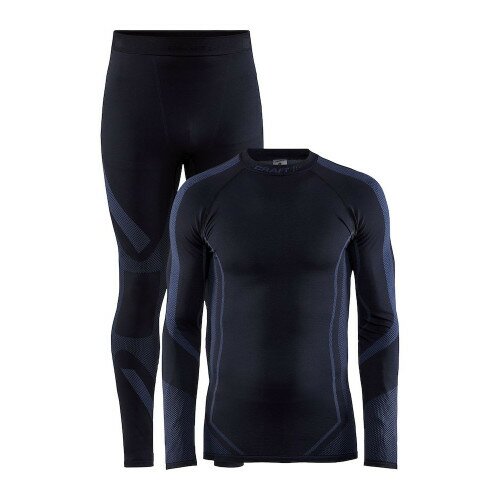 Комплект термобелья Craft CORE Dry Fuseknit Set Man черный/серый XL