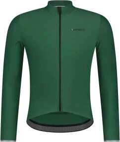 Веломайка Shimano Apice утеплена з довгим рукавом зелений M