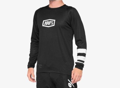 Джерси Ride 100% R-Core длинный рукав чёрный L