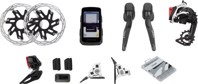 Групсет SRAM Red eTap AXS E1 Electronic HRD 2х12шв. +комп`ютер Hammerhead Karoo без системи/касети Фото №2
