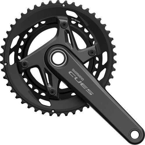 Шатуни Shimano CUES FC-U6040-2 175 мм 46x32T 2x9-11-шв. чорний