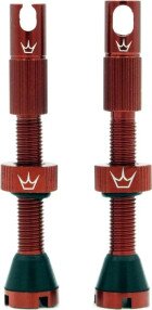 Безкамерні ніпелі Peaty`s x Chris King Tubeless Valves 42 мм червоний
