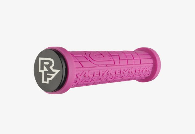 Ручки руля RaceFace Grippler Lock On 33мм рожевий
