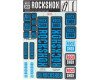 Наліпки на вилку RockShox DECAL KIT (35 мм) блакитний