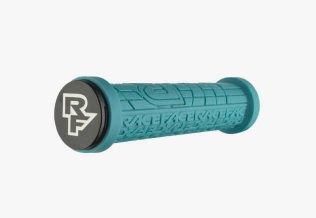 Ручки руля RaceFace Grippler Lock On 30мм бірюзовий