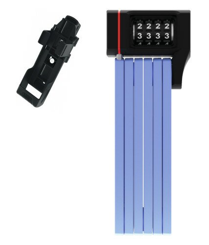 Велозамок сегментный ABUS 5700C/80 uGrip Bordo™ Combo кодовый синий + SH