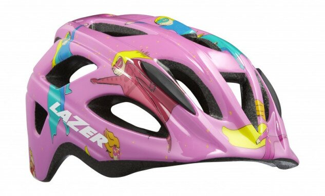 Шлем детский Lazer P`NUT розовый супердевушка 46-50см