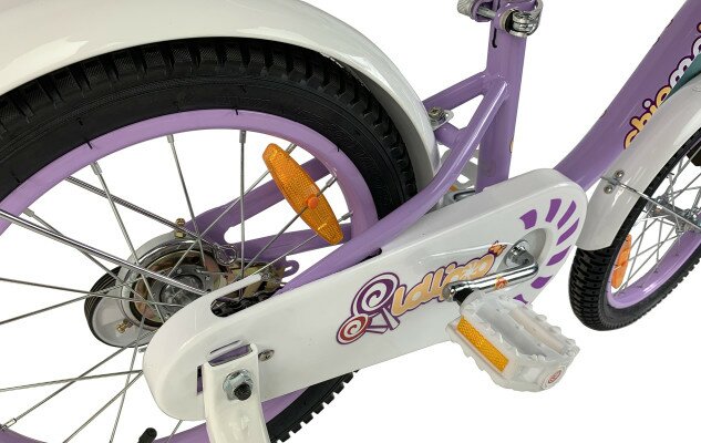 Велосипед дитячий RoyalBaby Chipmunk MM Girls 18" OFFICIAL UA фіолетовий Фото №3