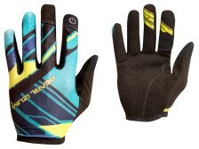 Перчатки Pearl Izumi МТВ/Trail DIVIDE длинные пальцы голубой/желтый L  Фото