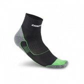 Велосипедные носки Craft Active Bike Sock черный/зеленый 37/39  Фото