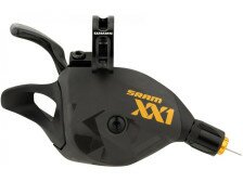 Манетка SRAM XX1 Eagle Trigger Single Click права 12 швидкостей чорний/золотий  Фото