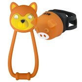 Мигалки дитячі KLS Animal набор (передняя+задняя) оранжевый  Фото