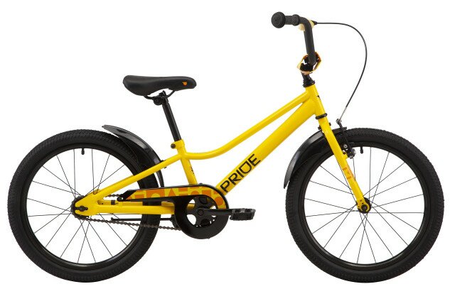 Велосипед Pride 2022 FLASH 20" желтый