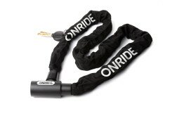 Велозамок ONRIDE Tie Lock 10 ланцюговий циліндровий 5x1000мм  Фото