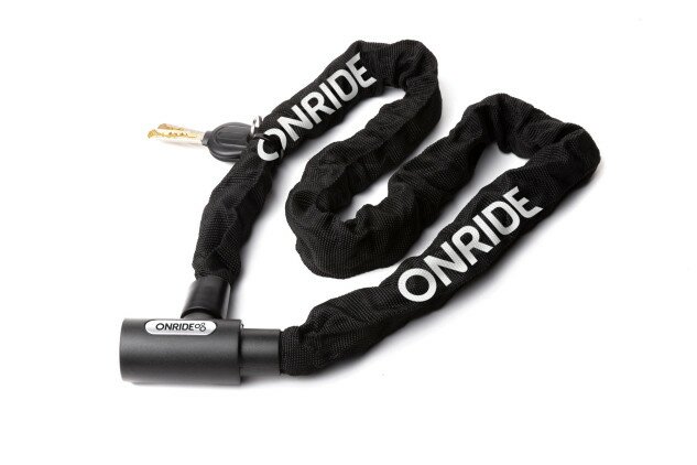 Велозамок ONRIDE Tie Lock 10 цепной цилиндровый 5x1000мм