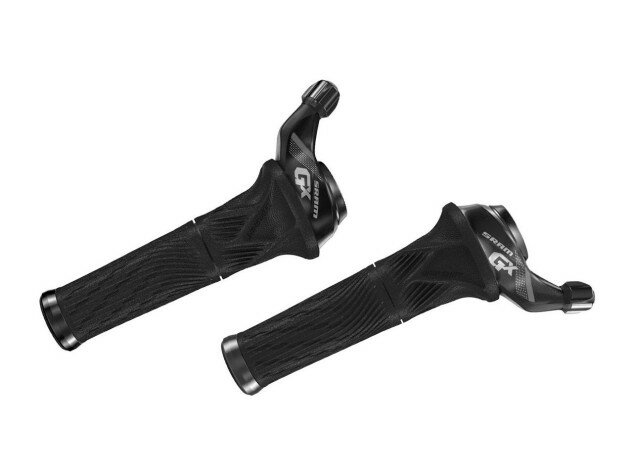 Манетки-гріпшифт SRAM GX Grip Shift ліва+права (комплект) 2x11 швидкостей чорний