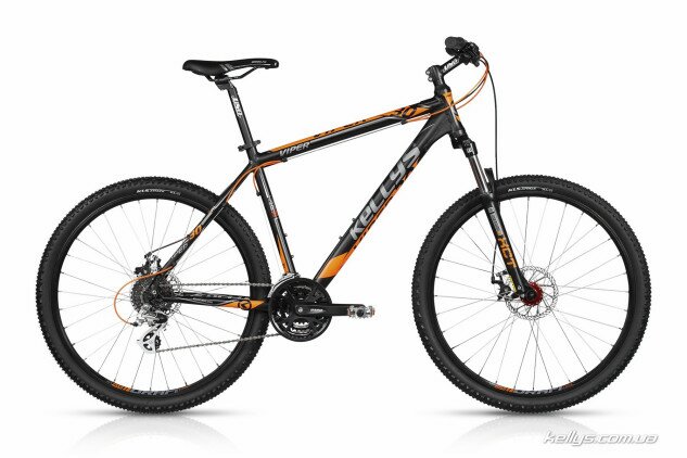 Велосипед Kellys 2017 Viper 30 Black Orange (26") 15.5"