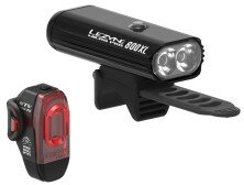 Свет передний и задний Lezyne MICRO DRIVE 800XL / KTV PRO USB PAIR комплект чёрный  Фото
