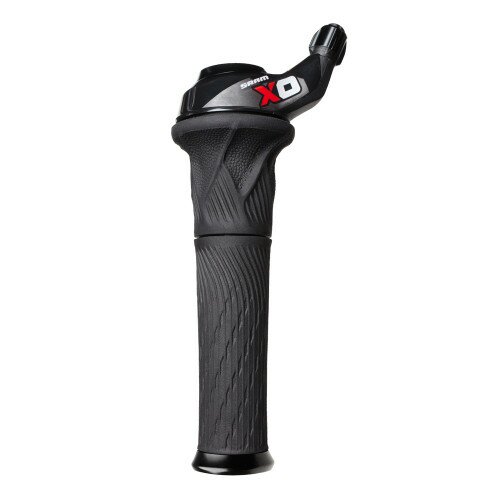 Манетка-грипшифт SRAM X0 Grip Shift левая 2 скорости черный/красный