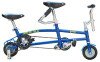 Мини-велосипед-тандем QU-AX Minibike Tandem 6" синий