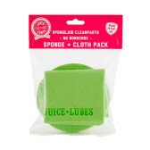 Набір Juice Lubes SpongeJob CleanParts губка + ганчірка  Фото