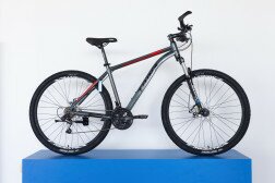 Велосипед TRINX M116 PRO Expert 29" серый/красный 17"  Фото